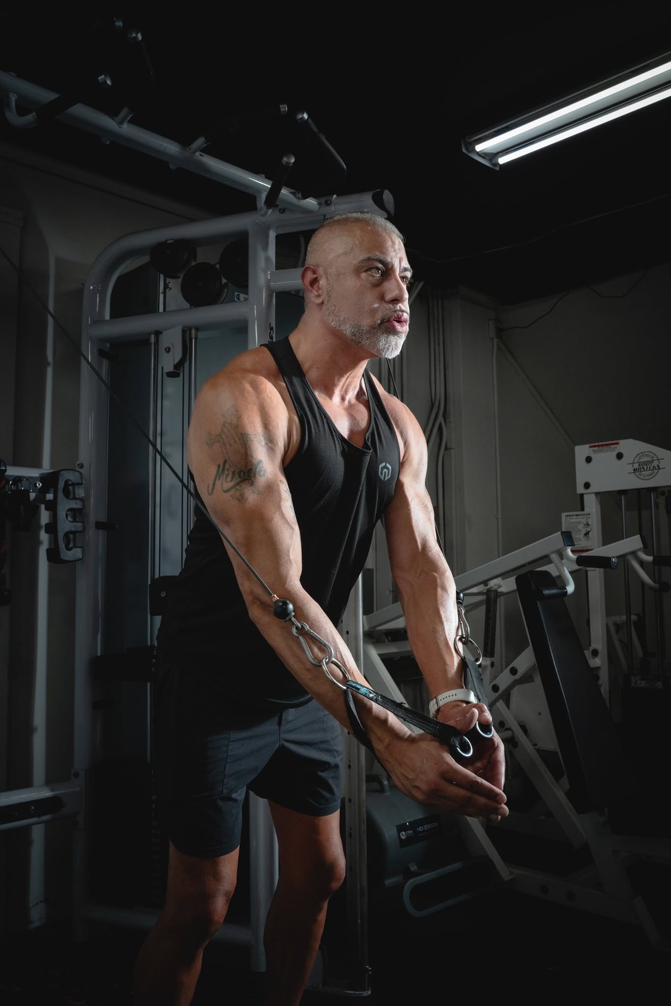 Ricardo performing a cable exercise